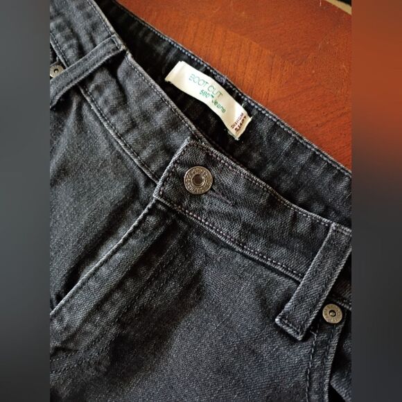 Levi's Women's Boot Cut Jeans 18M - BLACK with sparkle - Picture 2 of 7